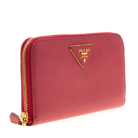 prada saffiano lux wallet on chain|Prada saffiano zipper wallet.